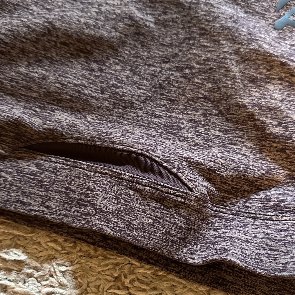 Peloton Heathered Brown Sports Bra and Brown Leggings Set - Picture 3 of 8